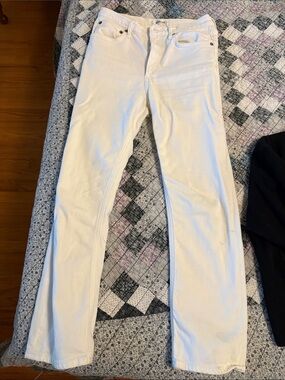 Agolde Riley crop White Straight-Leg Women’s Jeans